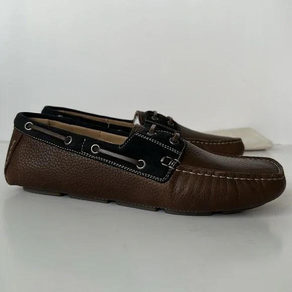 Zara Men's Brown and Black Loafers